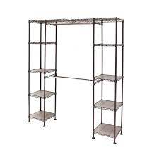 Check spelling or type a new query. Expandable Closet Organizer System Satin Bronze 58 83 W By Seville Classics Walmart Com Closet Organizing Systems Closet System Clothes Rack Closet