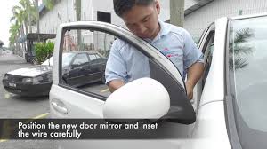 Cermin sisi kereta autoflip rosak repair atau tukar baru. Perodua Myvi Door Mirror Installation Steps Youtube