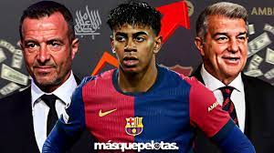 30 MILLONES!? BARÇA Y MENDES NEGOCIAN LA RENOVACIÓN DE LAMINE YAMAL -  YouTube
