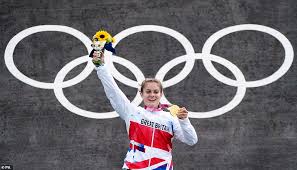Bmx rider to win gold at the 2020 olympics, her first olympics, thanks in part to her fans. Vn7luwyc79d9 M