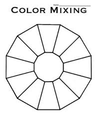 3 primary colors + 3 secondary colors + 6 tertiary colors = a 12 color wheel. Blank Color Wheel Worksheets Teaching Resources Tpt