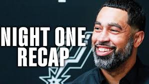 Spurs GM Brian Wright Breaks Down Night 1 of the 2025 NBA Draft