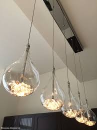 Led Tear Drop Glass Crystal Light Pendants Glass Pendant Light Modern House Lighting Crystal Lighting