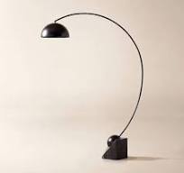 Venus Black Arc Modern Floor Lamp with Marble Base + Reviews ...