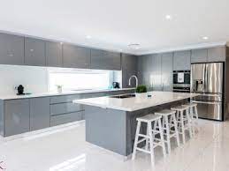 See more ideas about kitchen design, modern grey kitchen, kitchen inspirations. Grey Modern Kitchen Island Modern Kitchen Design Modern Kitchen Interiors Kitchen Furniture Design