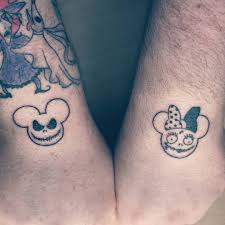 27 Stunning Reasons To Get A Tim Burton Tattoo Tim Burton Tattoo Disney Tattoos Couple Tattoos