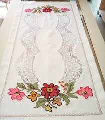 814 Likes 28 Comments Mustafa Bulut Hayal Ceyiz Mefrusat On Instagram Sehpa Ortusu Cross Stitch Flowers Crochet Edging Embroidery Tutorials