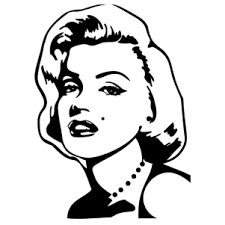 Marilyn monroe was an american actress and model. Marilyn Monroe Portrait Svg Marilyn Monroe Svg Cut File Download Jpg Png Svg Cdr Ai Pdf Eps Dxf Format