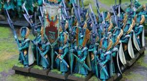 Blue Table Painting High Elves Army For Sale High Elf Elves Painting