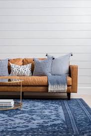 Blue Rug Leather Couch Blue Rugs Living Room Leather Couches Living Room Living Room Leather