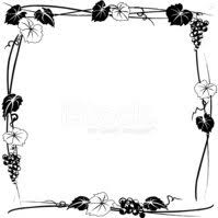 Hand Drawn Grapevine Square Frame In Black And White Clipart Images Scroll, frames digital frame vintage antique, frame vintage, rectangle, vintage clothing, digital scrapbooking png. hand drawn grapevine square frame in