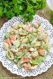 Maybe you would like to learn more about one of these? Crab Pasta Salad Healthy Easy Running In A Skirt