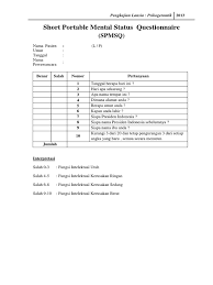 Tes moca lebih ditekankan pada fungsi eksekutif frontal dan atensi dibandingkan dengan mmse. Mmse Test Adalah
