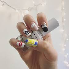 Riverdale Character Nail Art Archie Andrews Thumb Veronica Lodge Index Betty Cooper Middle Jughead Jones Ring Cheryl B Nail Designs Nail Art Riverdale
