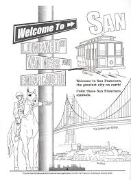 This cable car coloring page takes you through the streets of san francisco's famous chinatown, all decorated with lanterns and chinese statues. San Francisco Coloring Activity Book Carole Marsh 9780635022288 Christianbook Com