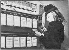 The Very First Vending Machine Meant For Enlightenment Not For Engorgement Photo Of An Actual Little B Vending Machines In Japan Blue Books Vending Machine