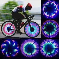 Wheel Spoke Bike Light Cycling Colorful 32 Led 32 Pattern Waterproof In 2020 Bike Lights Bicycle Wheel Bicycle Lights