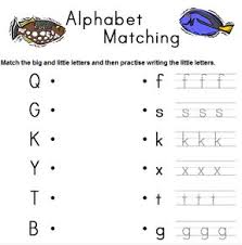 The best free set of alphabet worksheets you will find! Alphabet Big And Small Letter Matching Letter Matching Preschool Small Letters Alphabet Worksheets Preschool