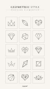 geometric shape design element vectors geometric shapes design vector free design element