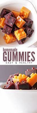 Healthy Homemade Gummies Easy Just 2 Ingredients Recipe Gummies Recipe Homemade Gummies Food