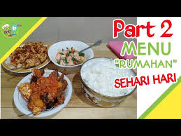 Ini daftar menu masakan menu masakan untuk anak kost biasanya yang mudah dibuat, bahannya pun mudah didapat dan pastinya low budget sesuai dengan kantong anak kost. Menu Masakan Rumahan Untuk Seminggu Part 2 Youtube