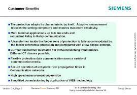These relays are constructed with electrical, mechanical, and magnetic components, and have operating coil and mechanical contacts. Line Differential Protection 7sd52x 7sd610 Siemens Online Presentation