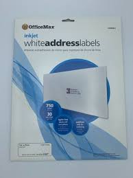 Get free officemax inkjet labels template 86110 now and use officemax inkjet labels template 86110 immediately to get % off or $ off or free shipping compatible with formatting template in most software programs. Officemax Inkjet Address Labels White 1 In X 2 5 8 In Om 99061 For Sale Online Ebay