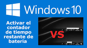 Como Habilitar El Tiempo De Bateria Restante En Windows 10