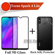 Tecno Spark 4 Lite Complete Black 9D ...