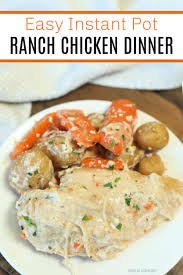 This instant pot chicken is easy for beginners. Creamy Ranch Chicken Instant Pot Recipe Quick And Easy Dinner