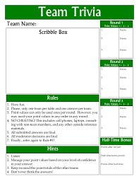 How to get the best sheets for your style, comfort, an. Trivia Scoresheet