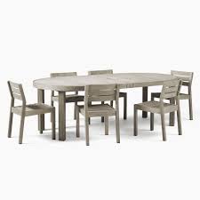 British isles 76 oak black extendable oval dining table. Buy Online Portside Outdoor Round Expandable Dining Table Now West Elm Uae