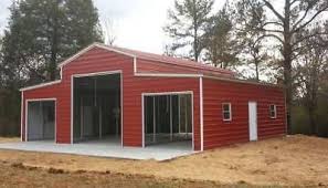 Steel Building Metal Pole Barn 4 Car Garage Workshop Rv Cover Carport 44 X 31 Building A Shed Metal Barn Shed