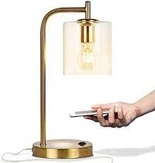 The wall mount is recommended for indoor installation. Brightech Elizabeth Office Desk Lamp Wireless Charging Pad And Usb Port Living Room Table Light For M Desk Lamp Industrial Farmhouse Decor Desk Lamp Office