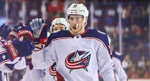 Par la bouche de ses canons. With Two Points In Vancouver Pierre Luc Dubois Ends One Of The Worst Stretches Of His Hockey Life It Was Like I Was Cursed Or Something 1st Ohio Battery