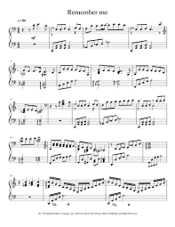 I Will Wait For You Piano Sheet Music Free Print And Download In Pdf Or Midi Remember Me Please Leave Your Comment And Subscribe For More You Ll Disney Piano Music Piano Music Books Piano Sheet Music