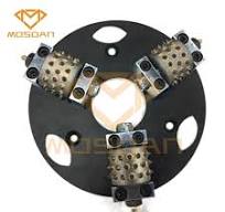 9.5 Inch 240mm Diamatic Bush Hammer Tools Diamond Grinding Disk Plate for Stone Concrete Floor