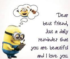 Everyone loves minions and these hilarious minion quotes will put a smile on your face! 22 Minion Quotes And Memes For All Funnyminions Minionmemes Minionquotes Minionpics Lol Minion Quotes Funny Minion Quotes Bff Quotes