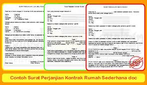 Contoh Surat Perjanjian Kontrak Kerja Karyawan Restoran Contoh Seputar Surat