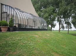 Veranda en arc de cercle. Serre A Monter Soi Meme En Fer Forge Avec Toiture En Arc De Cercle