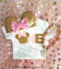 Taking inspiration from some of these girly elements came together to make rose's pink and gold minnie mouse birthday special! Minnie Mouse Birthday Outfits Ruffles Bowties Bowtique
