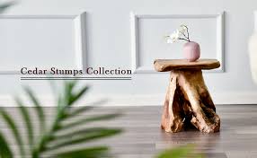 Maybe you would like to learn more about one of these? Amazon Com Welland Tree Stump Stool Live Edge Natural Edge Side Table Plant Stand Nightstand Mushroom Stool 14 Tall Garden Outdoor