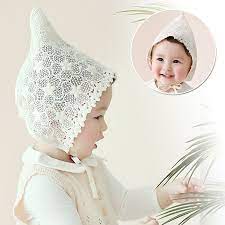 megasale開催中 max80 off ファッション通販shoplist ショップリスト マルリンレースボネット 春夏新商品 子供帽子 ベビー帽子 キッズ帽子 新生児帽子 ベビー とんがり帽子 ニット帽子 赤ちゃん 帽子 キッズ 赤ちゃん パイロット レース 赤ちゃん帽子