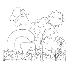 Perfektes bild ausmalbilder haus mit garten: Ausmalbild G Wie Garten Freubundel