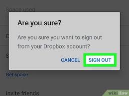 ¿qué ocurre si veo una superposición en la aplicación de dropbox? How To Log Out On Dropbox On Android 5 Steps With Pictures