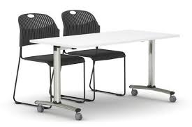 Folding Flip Top Mobile Meeting Room Table With Wheels Chrome Legs Domino 1600l X 700w Meeting Room Table Versatile Table Meeting Room
