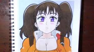 They are pride, greed, lust, wrath, gluttony, envy, and sloth. How To Draw Diane Seven Deadly Sins Youtube