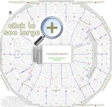 Fedexforum Seat Row Numbers Detailed Seating Chart
