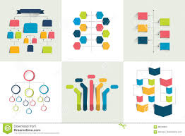 Flowcharts Set Of 6 Flow Charts Schemes Diagrams Simply