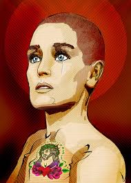 SINEAD O'CONNOR New illustration by Icon Factory artist and volunteer Kevin  Bohan of Sinead O'Connor, one of Ireland's greatest singers. Available as  an A3 high quality limited edition print at the NEW